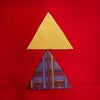 View 5 of product Red Applique Hand Stitched Lambswool Blanket