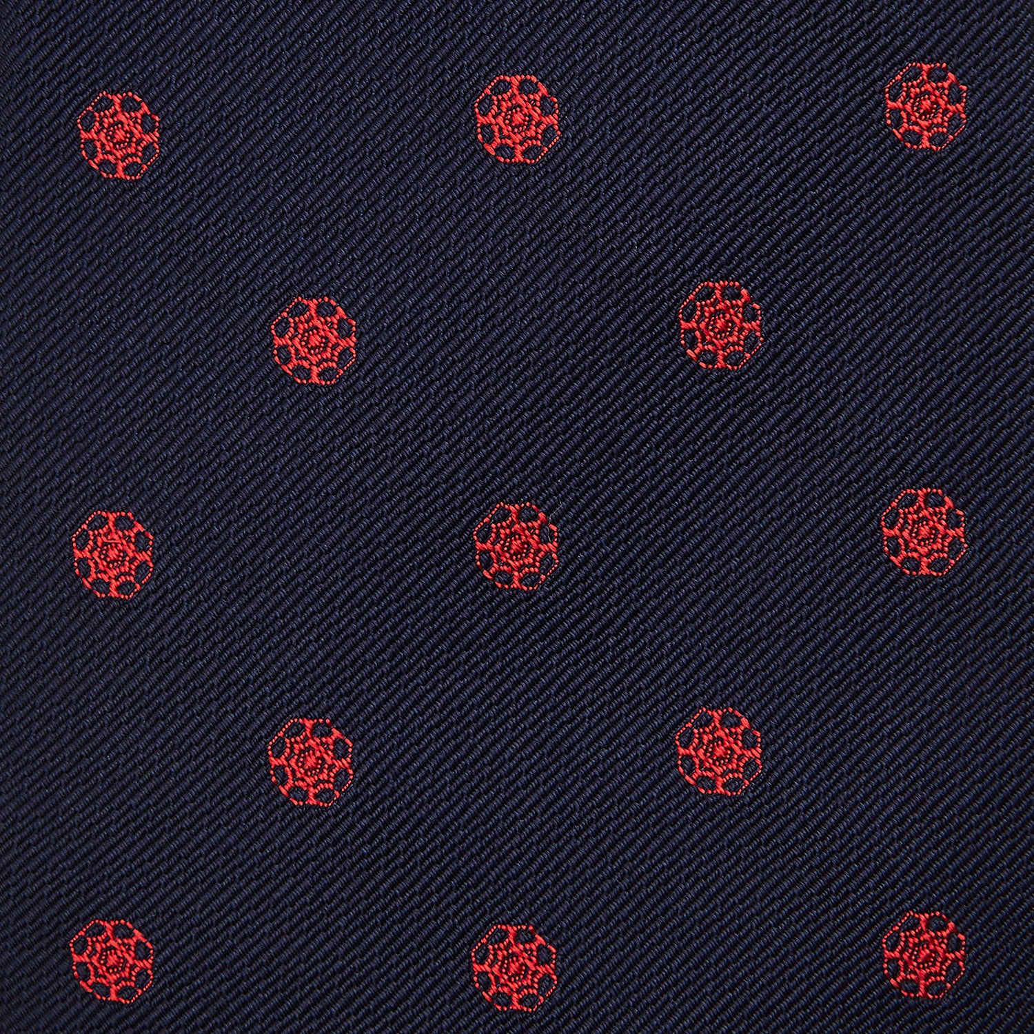 View 3 of product EMBLEM SPOT NAVY TULIP TIE