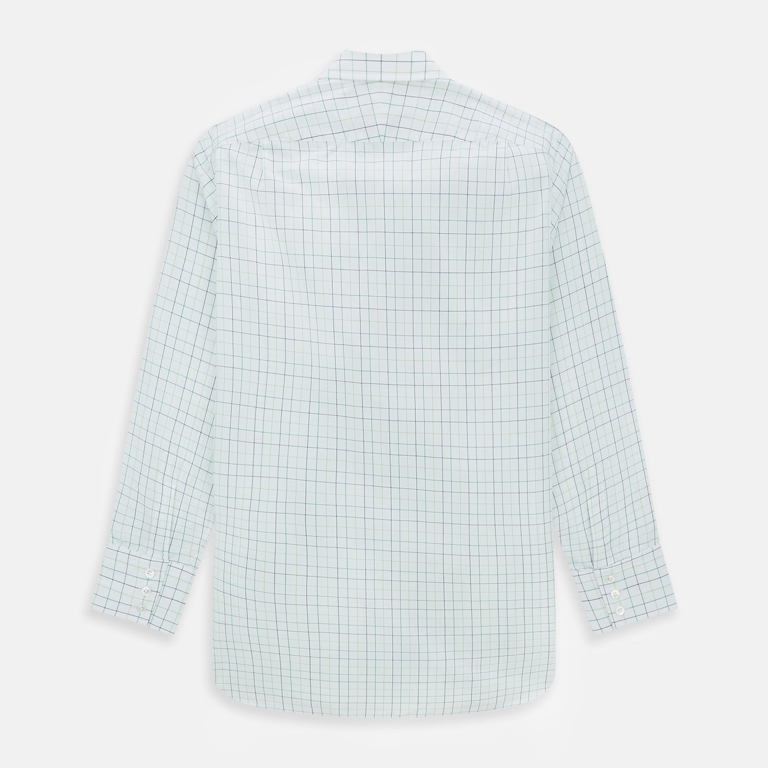 View 3 of product Dark Green Grid Check Mayfair Shirt