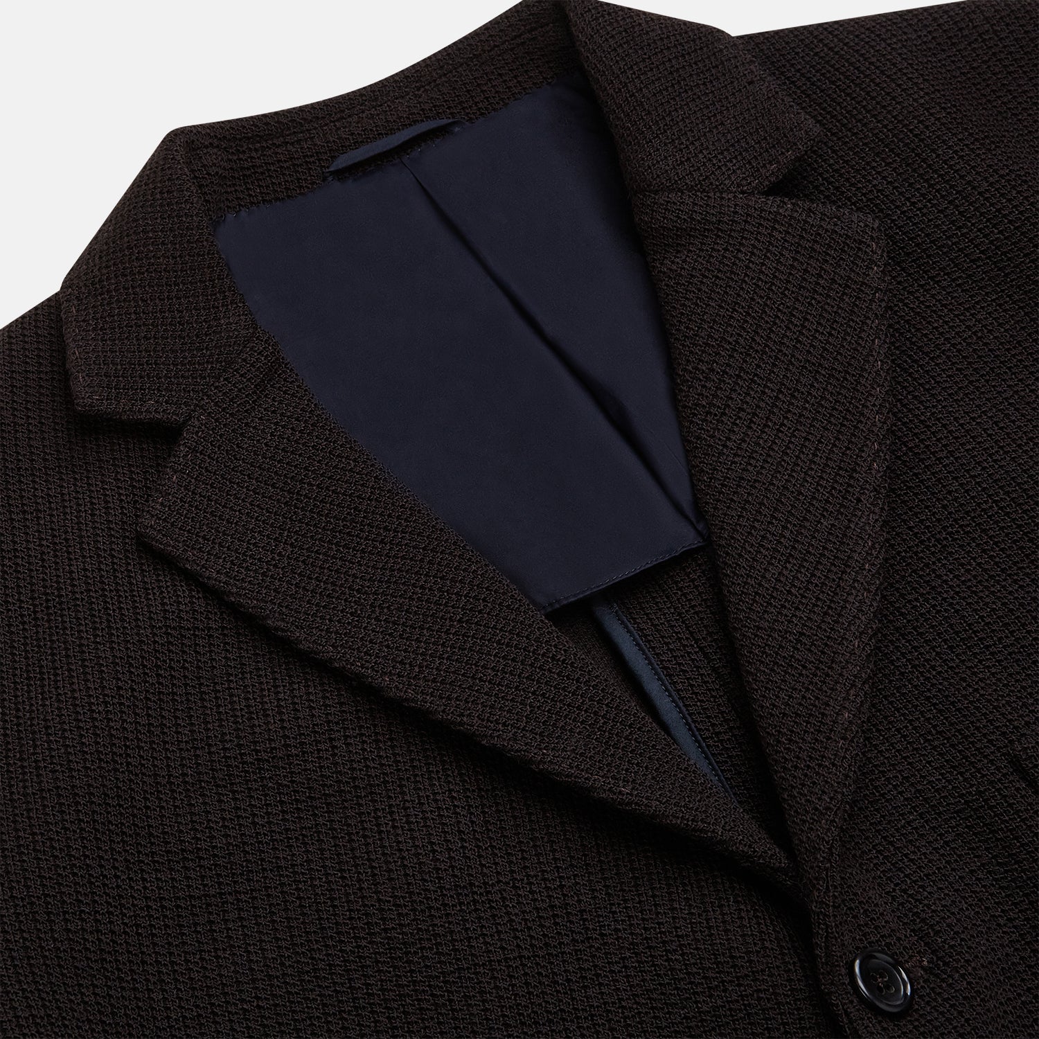 View 2 of product Dark Chocolate Knitted Cambridge Blazer
