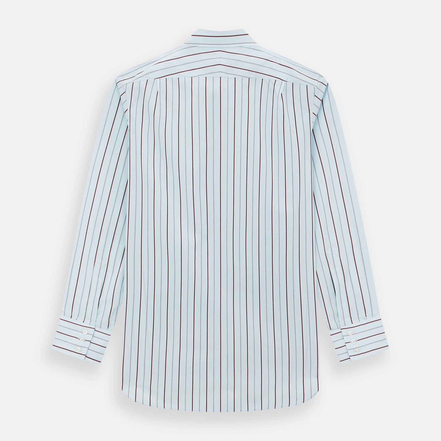 View 3 of product Burgundy Combination Stripe Mayfair Shirt