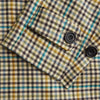 View 3 of product Green and Blue Multi Check Wool Elliot Coat