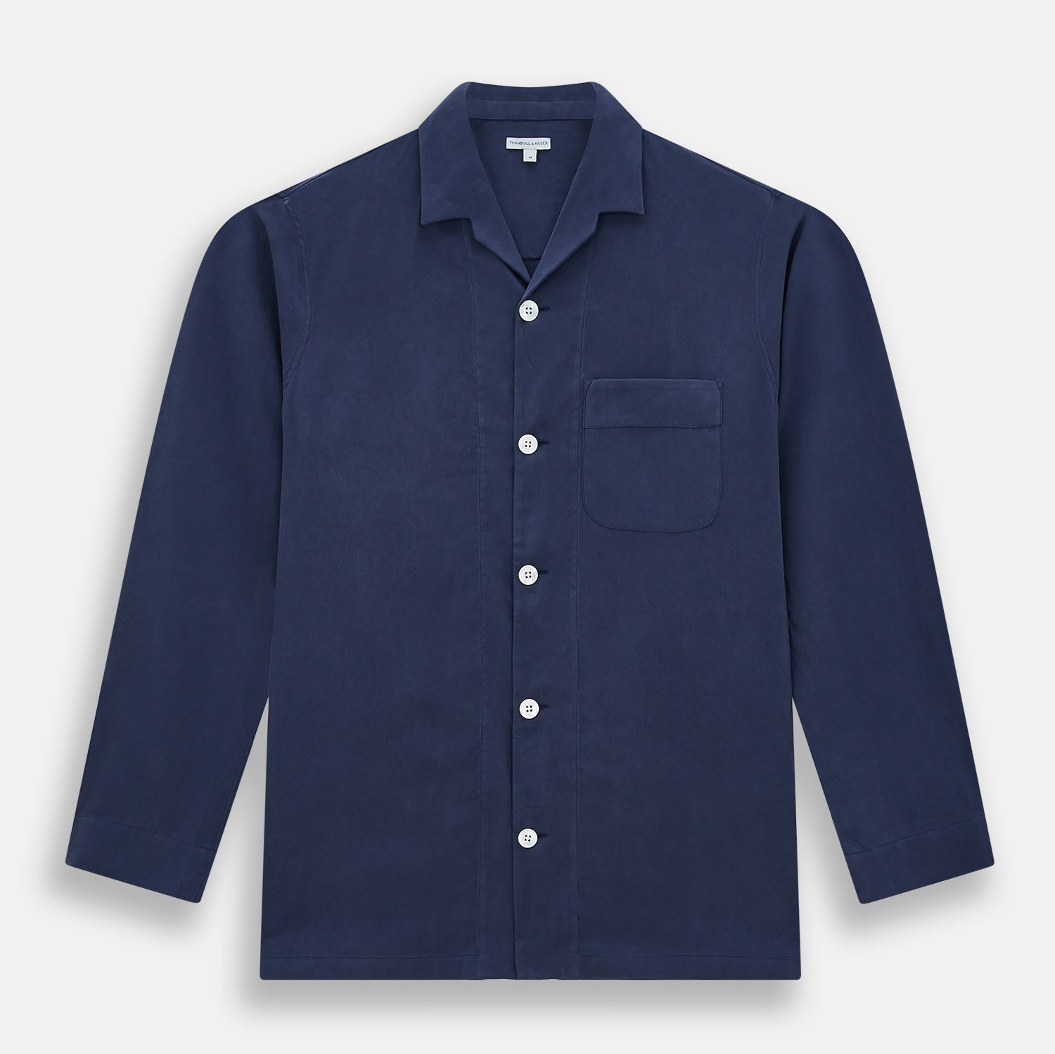 View 4 of product Navy Silk Pyjama Set