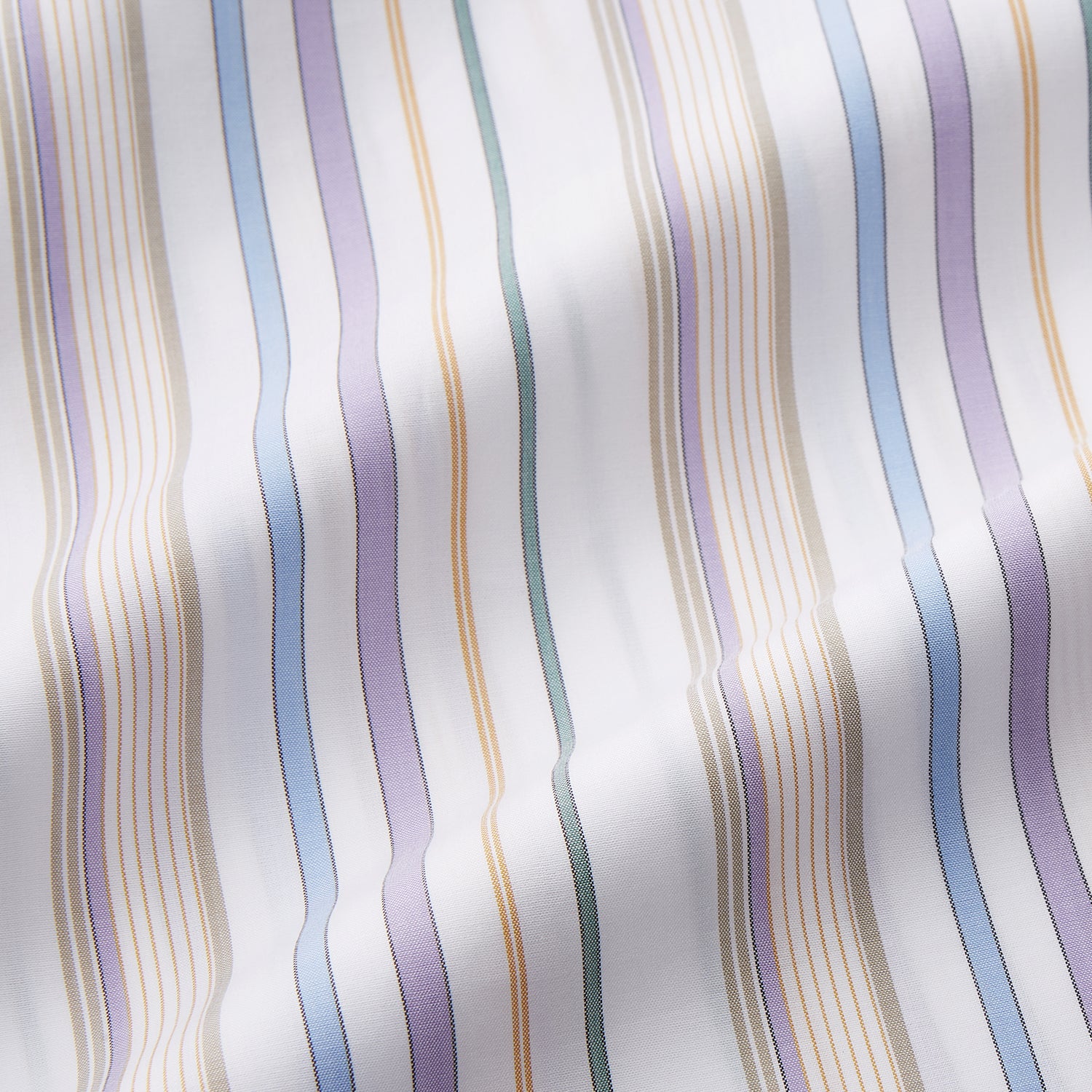 View 3 of product Colourful Garden Multi Stripe Cotton Sussex Nightshirt