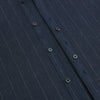 View 7 of product Navy Melange Wide Stripe Westminster Shirt
