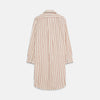 View 4 of product Burgundy Multi Striped Cotton Sussex Nightshirt