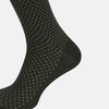 View 4 of product Forest Green Motif Long Socks