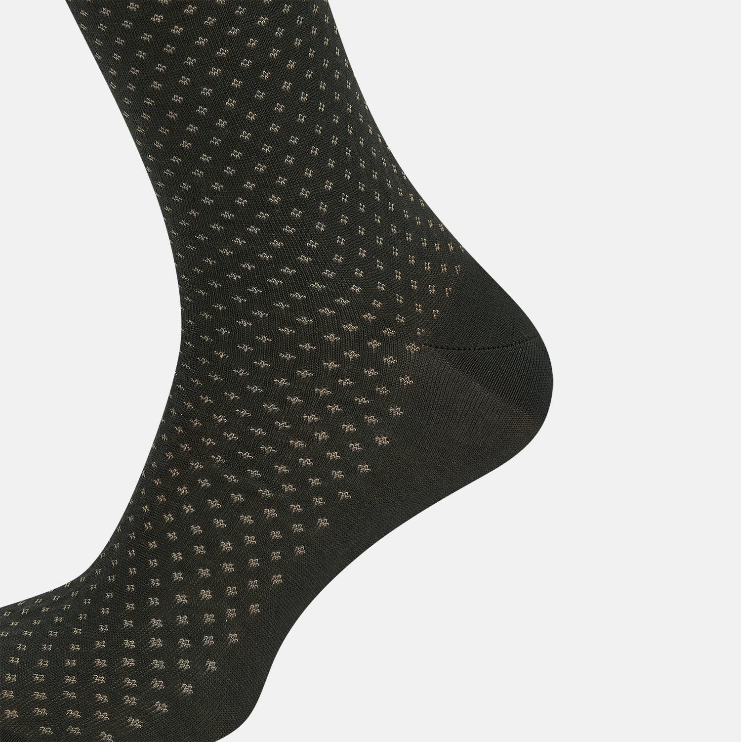 View 4 of product Forest Green Motif Long Socks