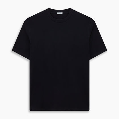 Navy Short-sleeve Pyjama T-Shirt Image 6