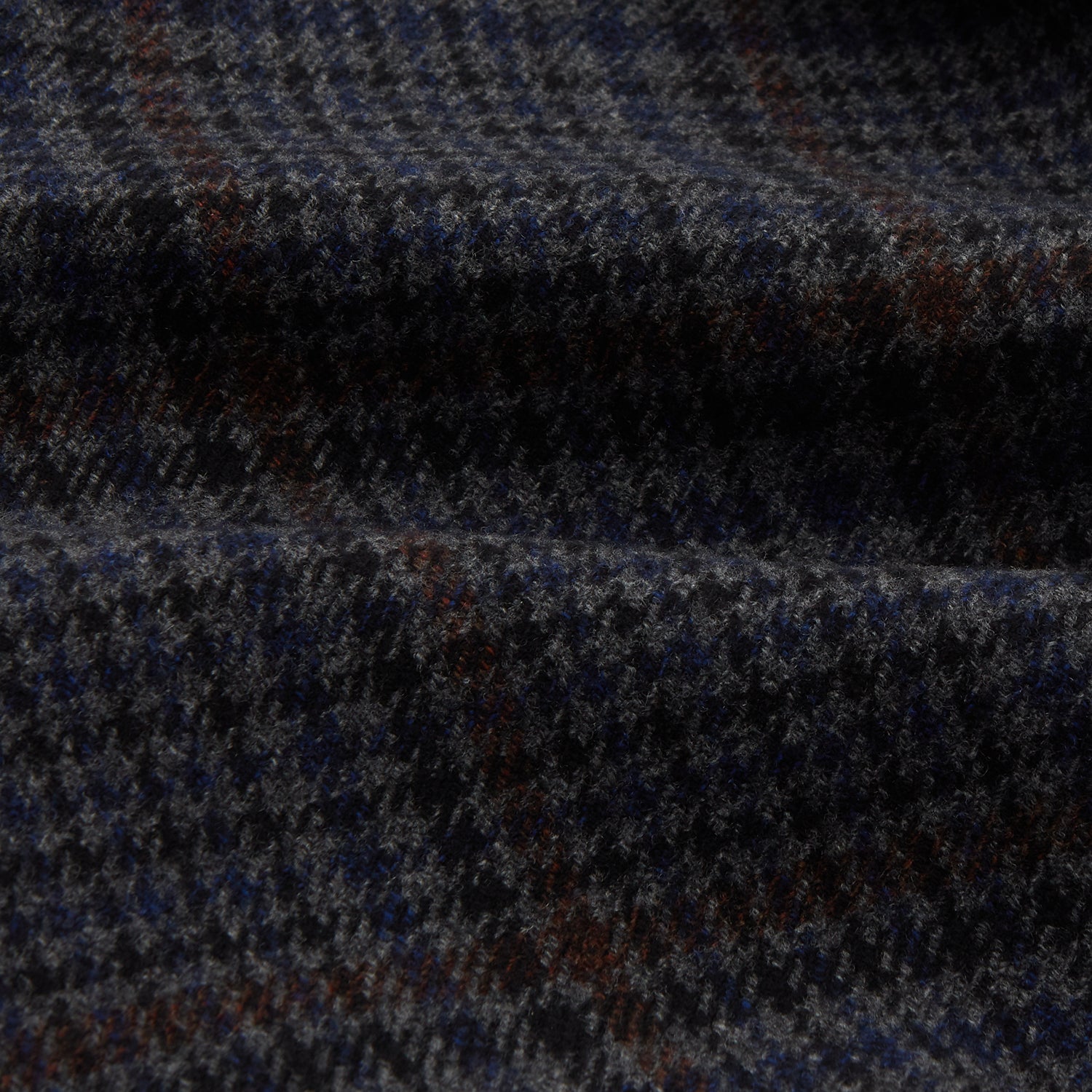 View 4 of product Charcoal Grey Check Wool Pierce Gown