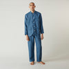 View 1 of product Teal Linen Modern Pyjama Set