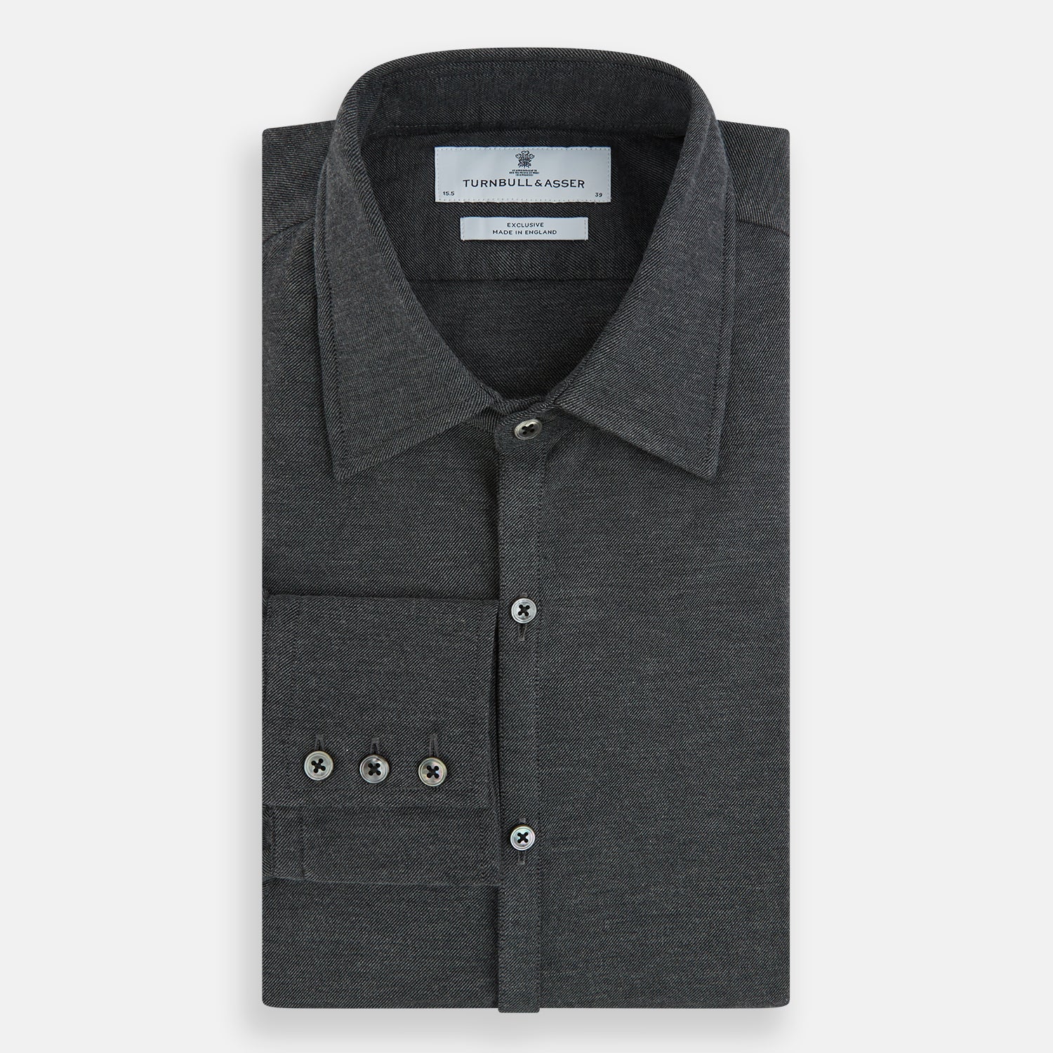 View 5 of product Charcoal Melange Westminster Shirt