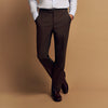View 4 of product Brown Puppytooth Wool Jonathan Trousers