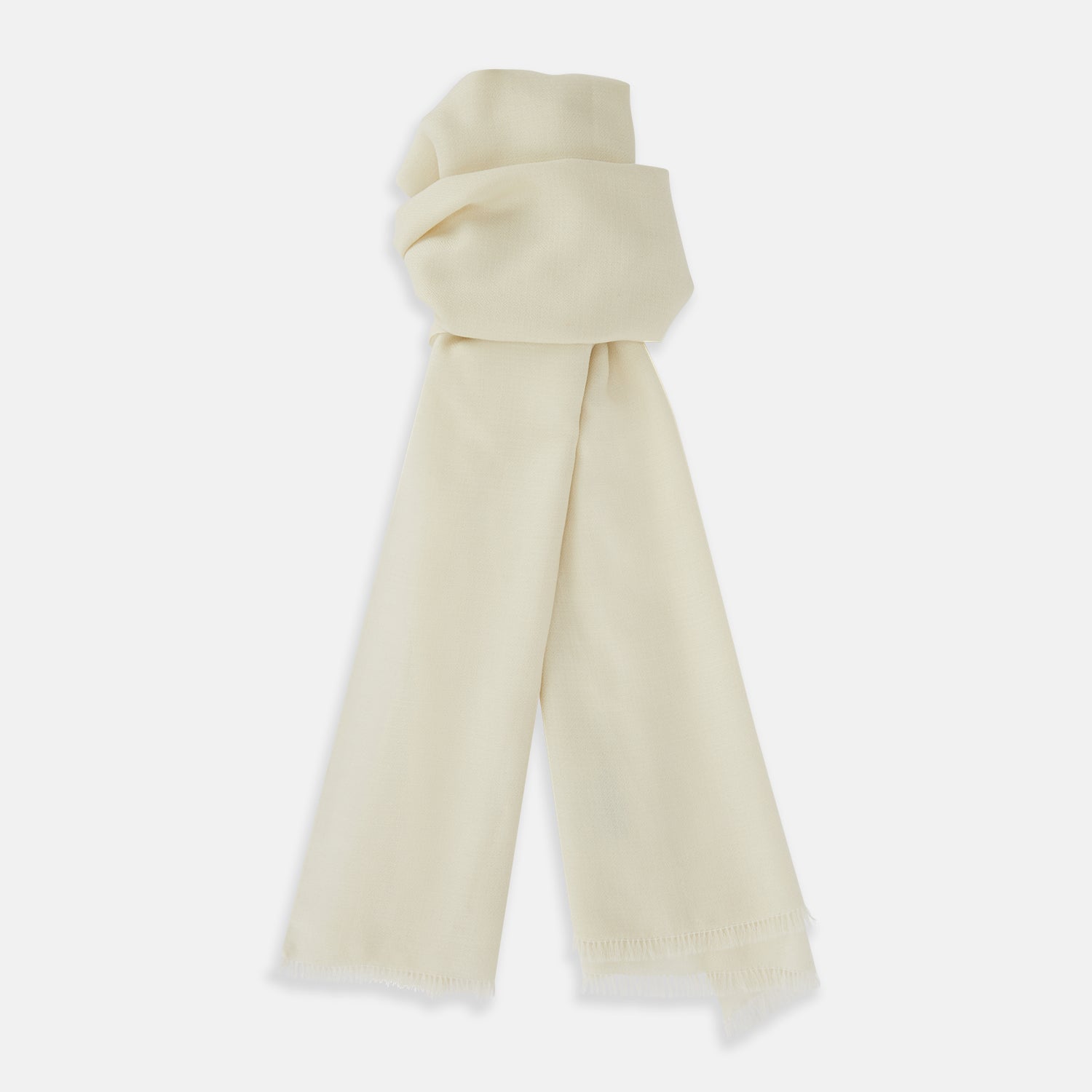 White Cashmere Scarf