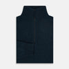 View 4 of product Dark Green Melange Half-Zip Cashmere Jumper