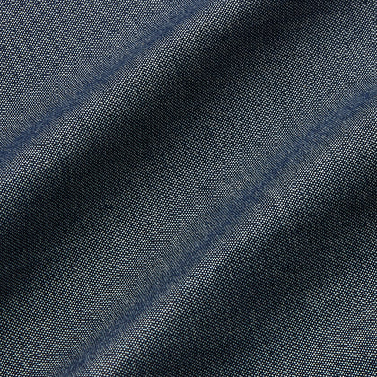 Plain Blue Oxford Cotton Weekend Fit Blake Shirt Image 3