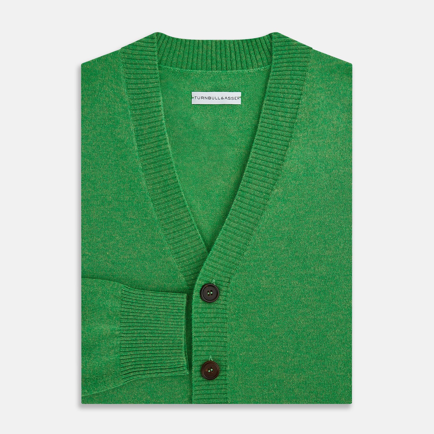 View 4 of product Lime Green Cashmere Cardigan
