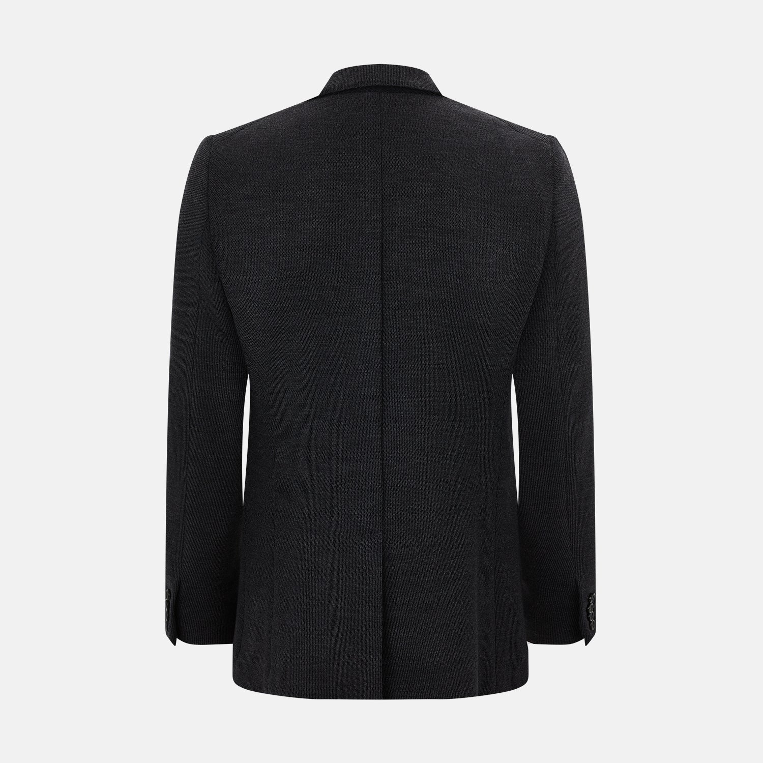 Image 3 of product Charcoal Knitted Oxford Blazer