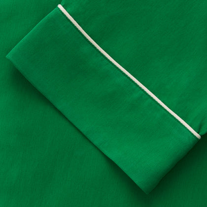 Green Silk Hyde Pyjamas Set Image 2