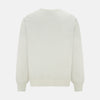 View 8 of product White Fine Merino V-Neck Jumper