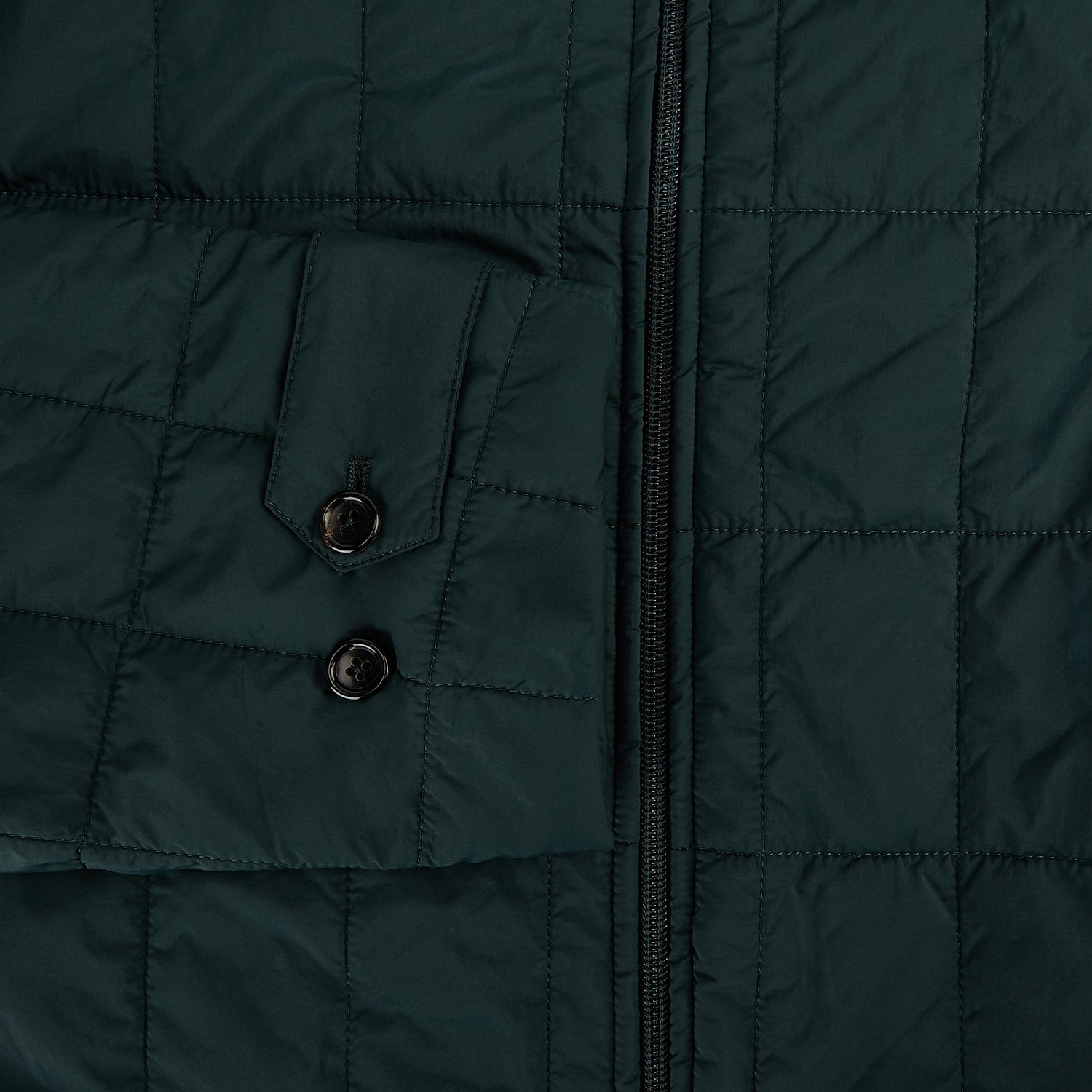 View 4 of product Battersea Forest Green Quilted Jacket