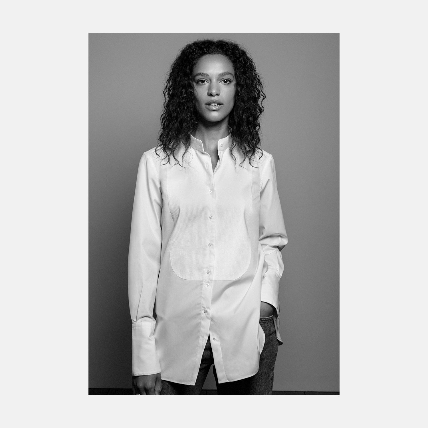 View 1 of product Turnbull and The Deck White Cotton Minimalist Shirt