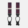 View 1 of product Red Jacquard Silk Paisley Braces