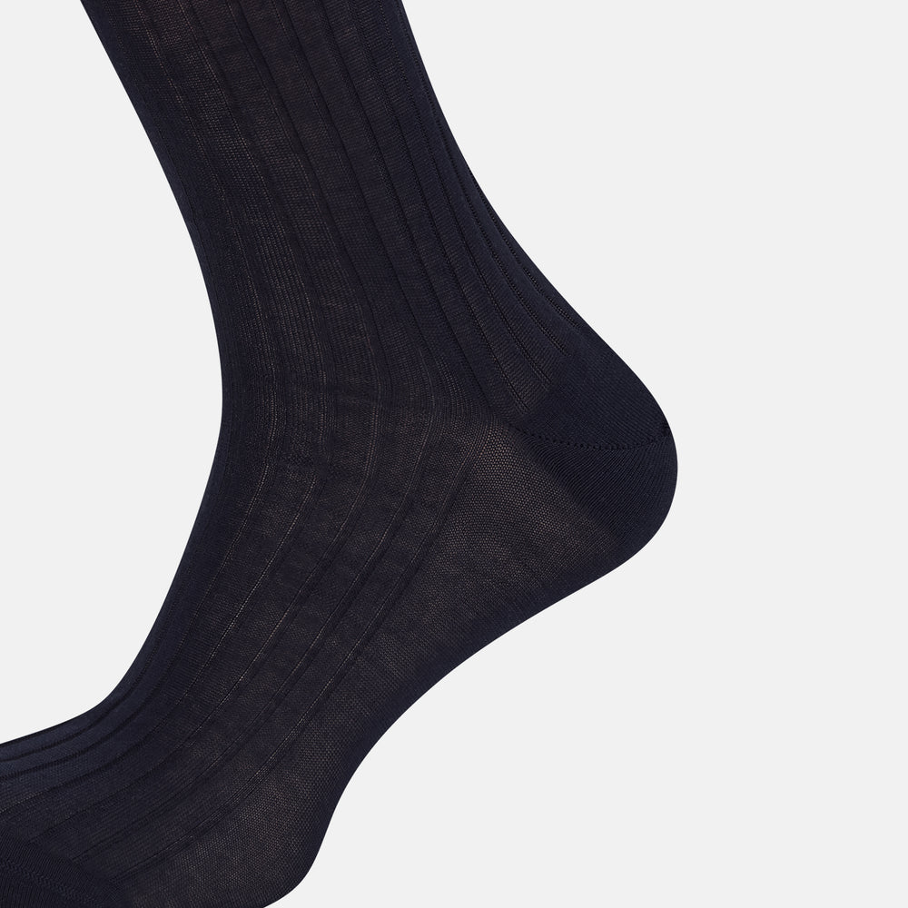 Navy Long Socks