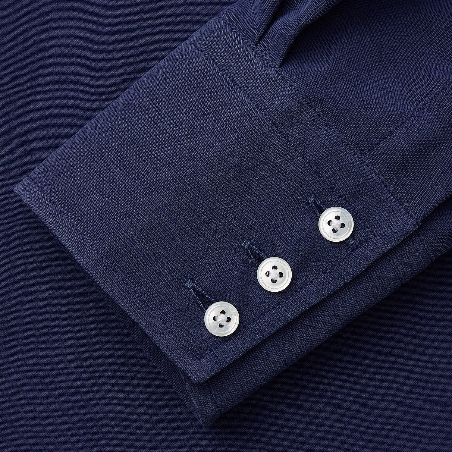 View 4 of product Blue Soft-touch Silk Lauren Shirt
