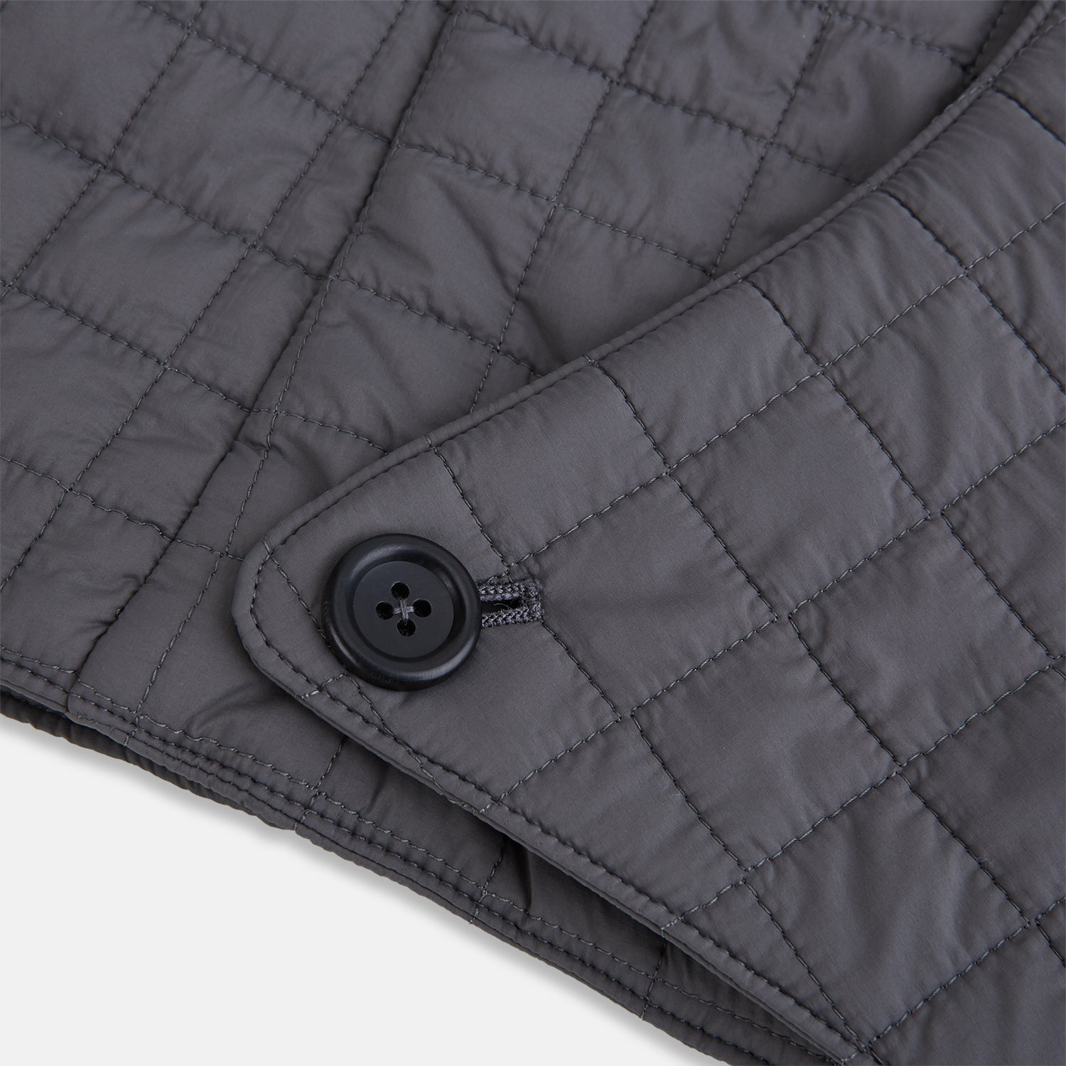 View 5 of product Shadow Grey Quilted Hood with Neck Warmer