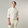 View 4 of product Cream Cotton Weekend Fit Western Shirt with Dorset Collar