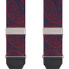 View 2 of product Red Jacquard Silk Paisley Braces