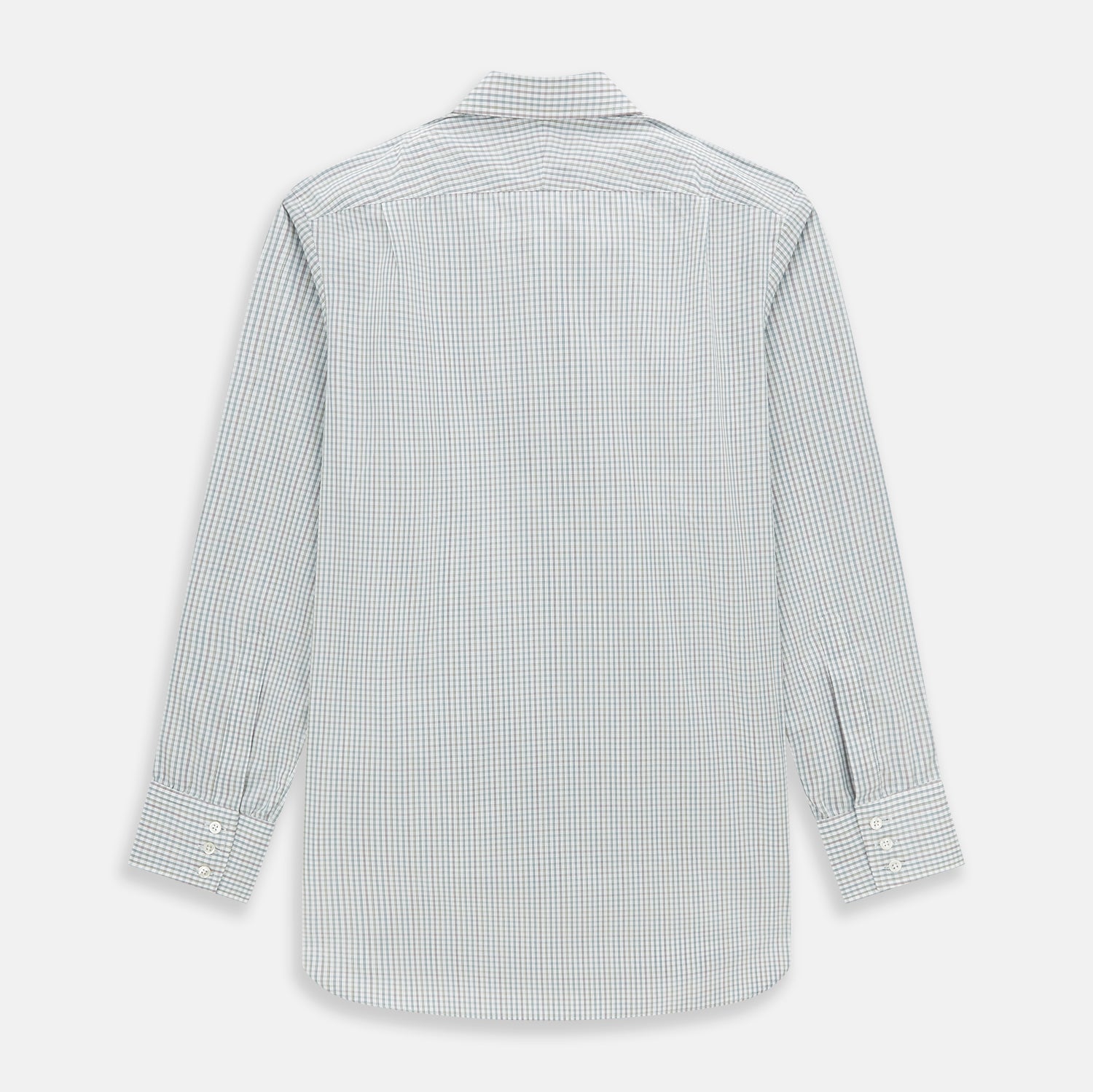View 3 of product Forest Green with Multi-Hued Graph Check Mayfair Shirt