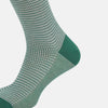 View 4 of product Ivory Houndstooth Mid-Length Socks