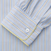 View 3 of product Blue and Yellow Stripe Poplin Cotton Nightshirt