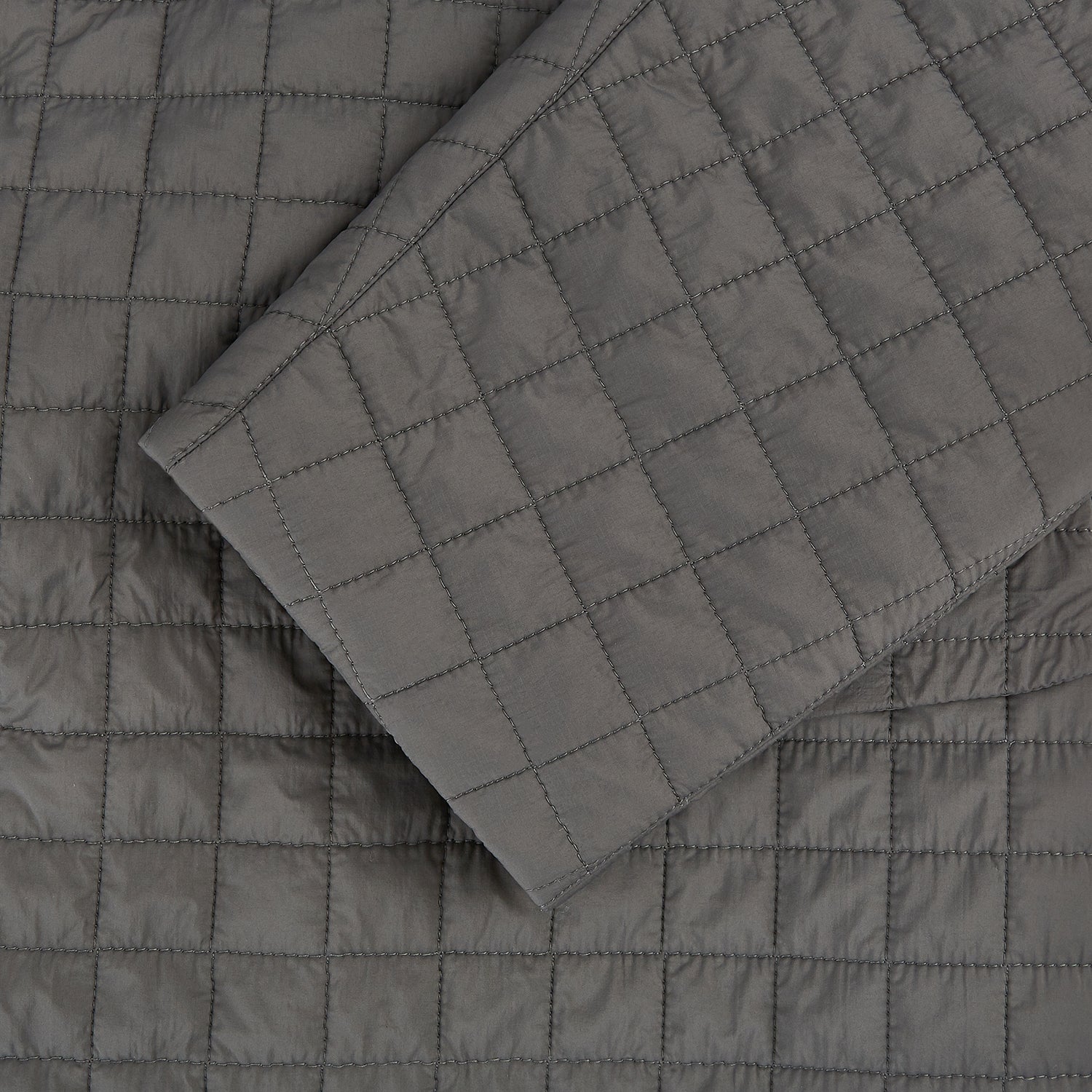 View 4 of product Fulham Shadow Grey Single-Breasted Quilted Blazer