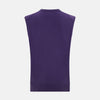 View 3 of product Purple Cashmere V-Neck Vest