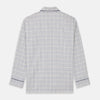 View 6 of product Blue Multi Check Cotton-Cashmere Modern Pyjama Set