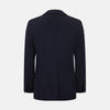 View 3 of product Navy Knitted Oxford Blazer
