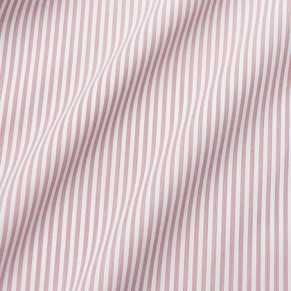 Burgundy Stripe West Indian Sea Island Cotton Regular Fit Mayfair Shirt Image 4
