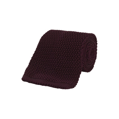 MTIE011-ZAI003 TIES 7.5CM, PLAIN, BURGUNDY Image 4