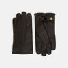 View 1 of product Dark Chocolate Cashmere-Lined Peccary Leather Gloves