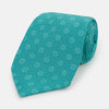 View 1 of product Turquoise Medallion Printed Silk Tie