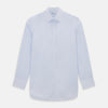 View 1 of product Blue and White Micro Check Mayfair Shirt