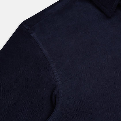 Navy Corduroy Windsor Shirt Image 5