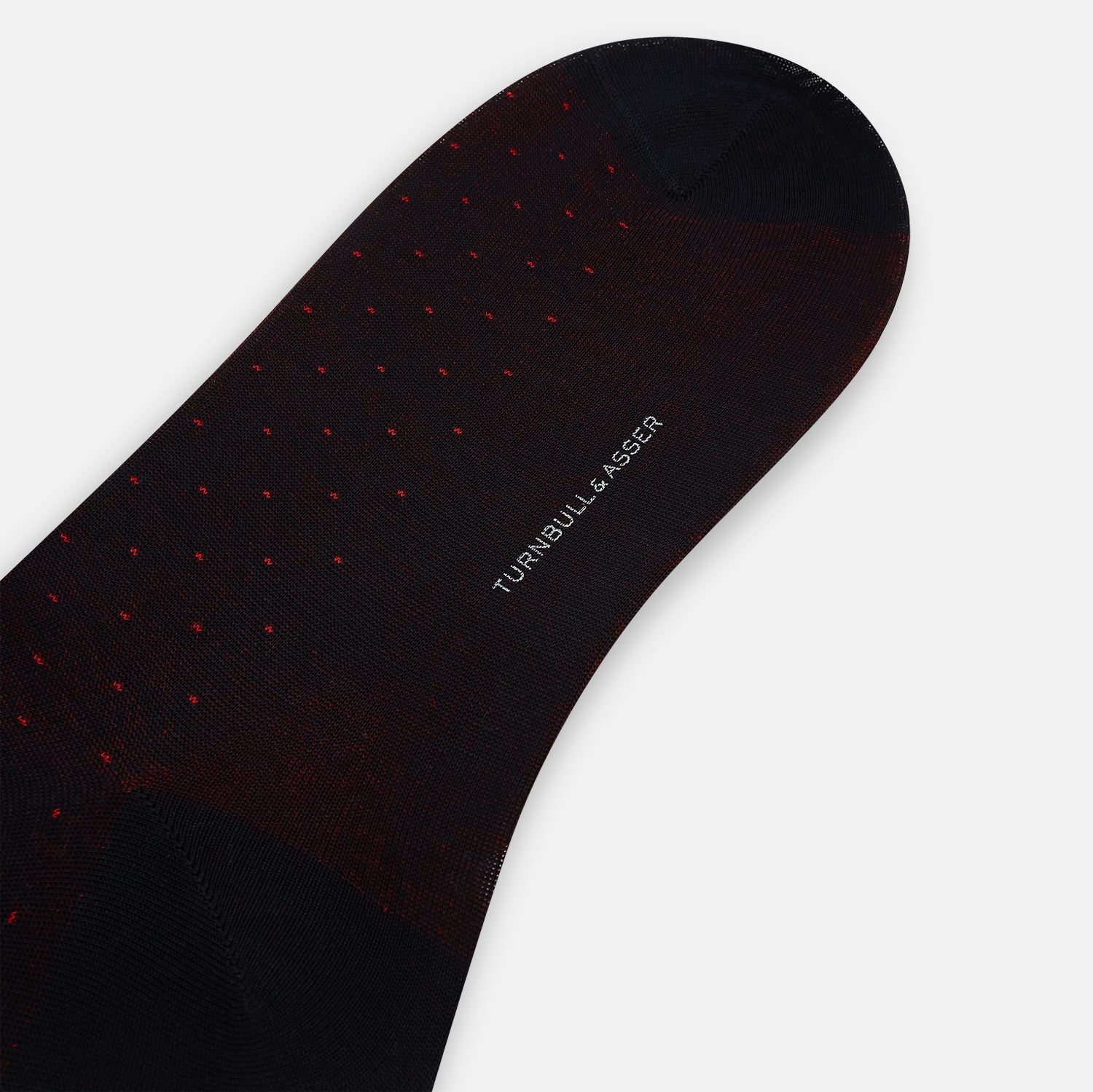View 3 of product Navy/Red Polka Dot Mid-Length Socks