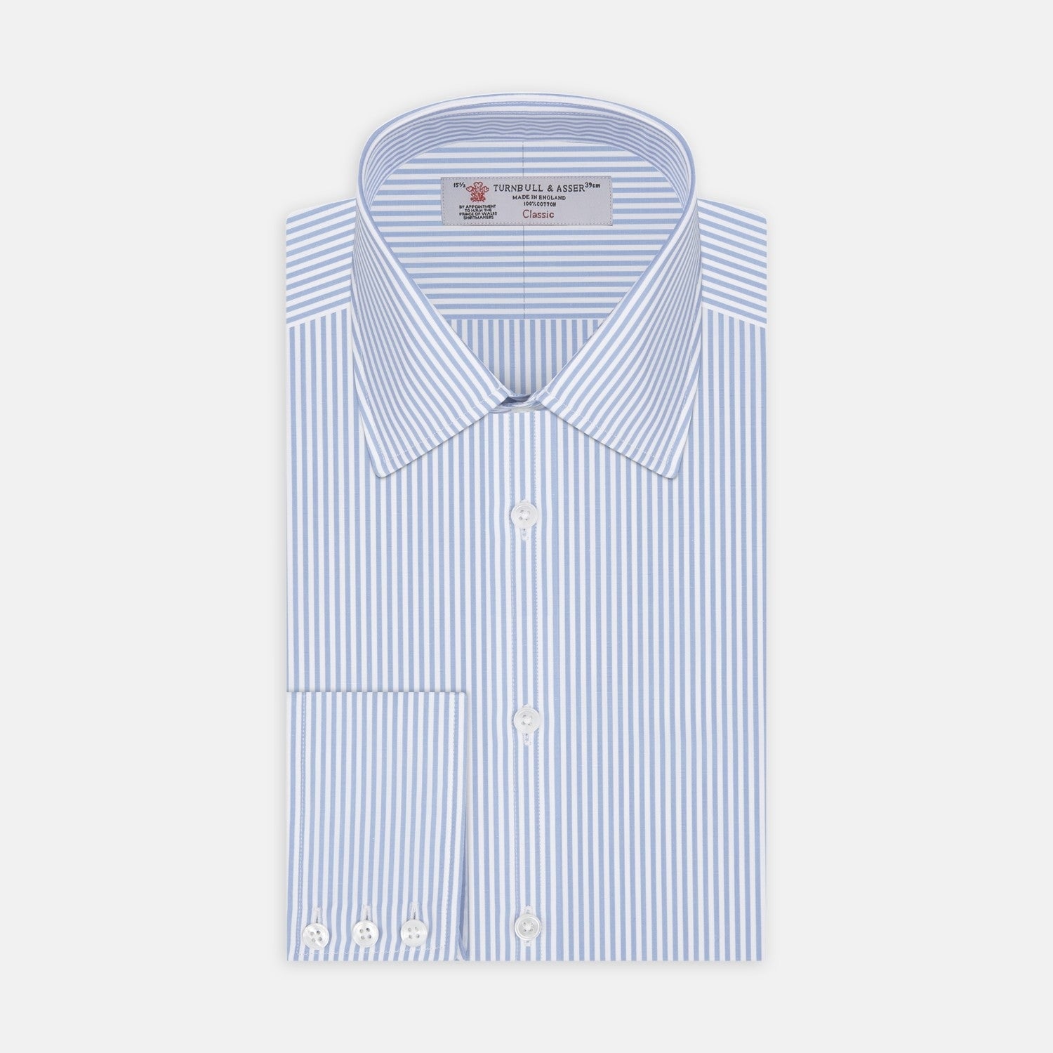 View 2 of product Light Blue Bengal Stripe Cotton Fabric