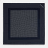 View 4 of product Navy and White Dot Silk Pocket Square