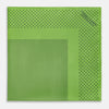 View 3 of product Kelly Green Dot Silk Pocket Square