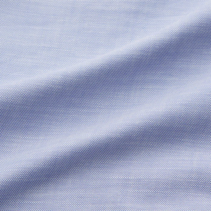 Pale Blue Weekend Fit Hayne Shirt With Dorset Collar And 1-Button Cuffs Image 4